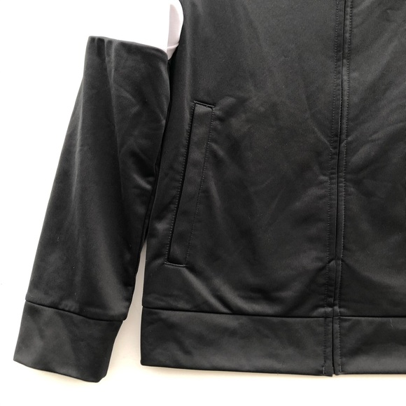 Adidas Black Original 3 Stripe Jacket Size M - Picture 4 of 6